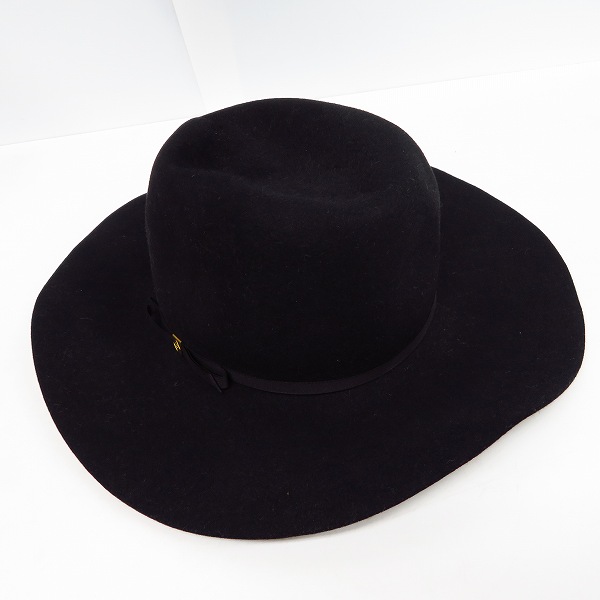 実際に弊社で買取させて頂いたCA4LA/カシラ チェコ共和国製 中折つば広ハット Mの画像 1枚目