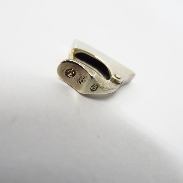 実際に弊社で買取させて頂いたDr MONROE/ドクターモンロー フープピアス/スクエアストーンピアス 2点セットの画像 7枚目