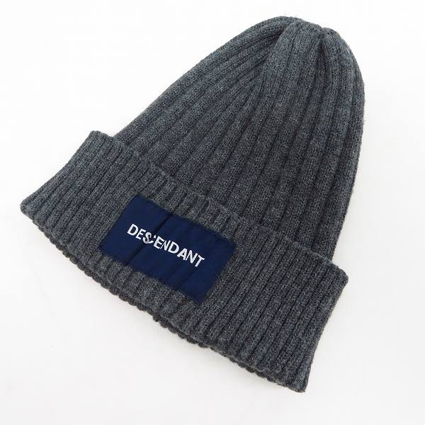 実際に弊社で買取させて頂いたDESCENDANT/ディセンダント ニット帽/F
