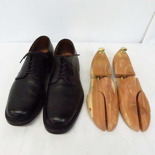 実際に弊社で買取させて頂いたAllen Edmonds/アレンエドモンズ leeds プレーントゥー レザーシューズ 9518 29031/10.5 シューツリー付の画像 9枚目