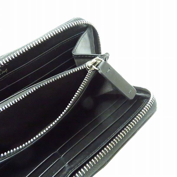 実際に弊社で買取させて頂いたJIMMY CHOO/ジミー チュウ クリスタルスター＆スタースタッズ ラウンドファスナー ウォレット/財布/白の画像 3枚目