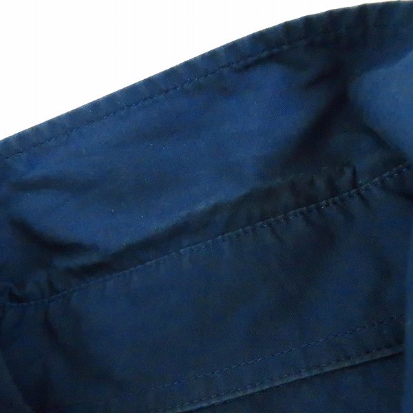 実際に弊社で買取させて頂いたDries Van Noten/ドリスヴァンノッテン 長袖シャツ/ネイビー/50の画像 5枚目