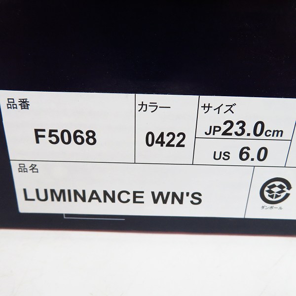 実際に弊社で買取させて頂いたFILA/フィラ ルミナンス ウィメンズ スニーカー F5068/23.0の画像 9枚目