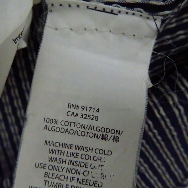 実際に弊社で買取させて頂いたARMANI EXCHANGE/アルマーニエクスチェンジ ストライプ ドレスシャツ Mの画像 3枚目