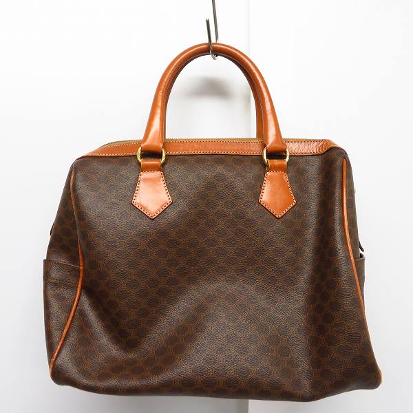 実際に弊社で買取させて頂いたCELINE/セリーヌ マカダム柄 レザーハンドバッグの画像 1枚目