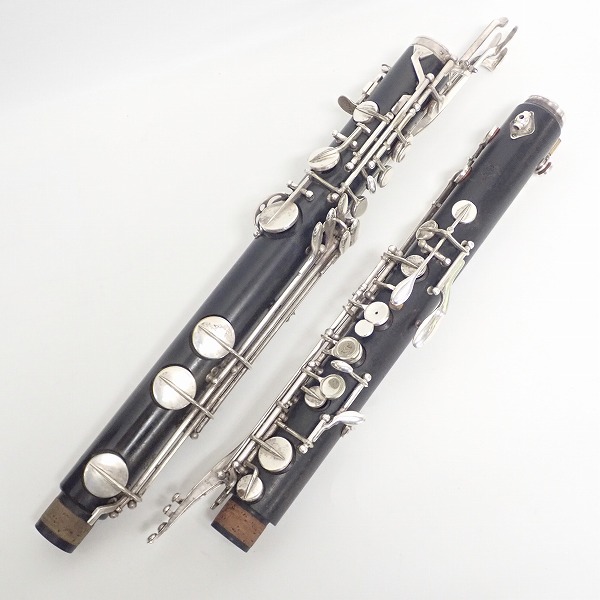 実際に弊社で買取させて頂いた★【型番不明】H.SELMER/セルマー バスクラリネット ハードケース付 の画像 2枚目