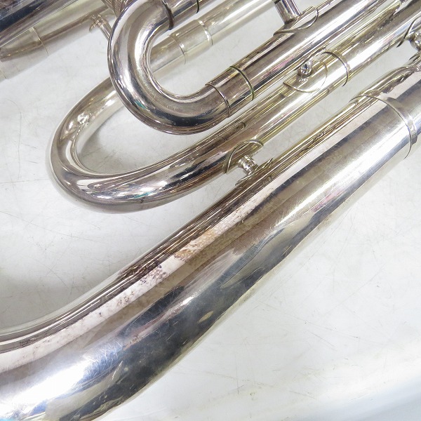 実際に弊社で買取させて頂いた★【ジャンク】kanstul/カンスタル custom class マーチング ユーフォニアム シルバー の画像 8枚目