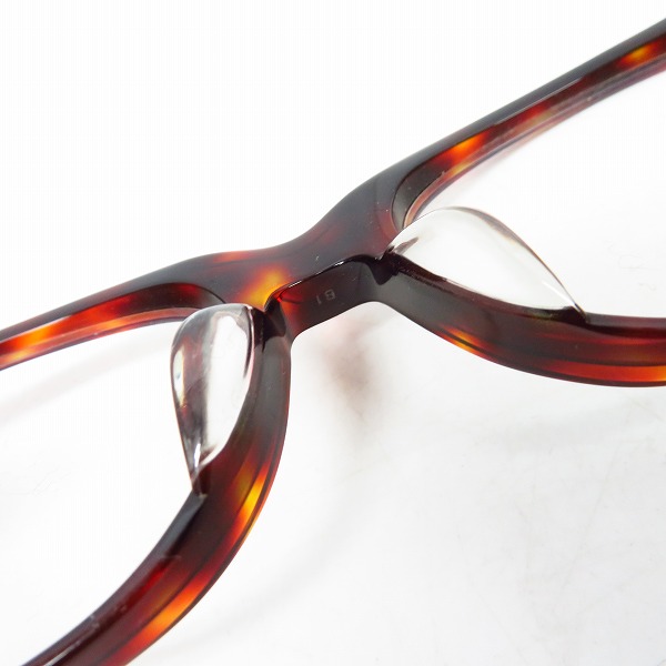 実際に弊社で買取させて頂いた白山眼鏡店/ハクサンガンキョウテン 1975 デミ柄 眼鏡/メガネフレームの画像 3枚目