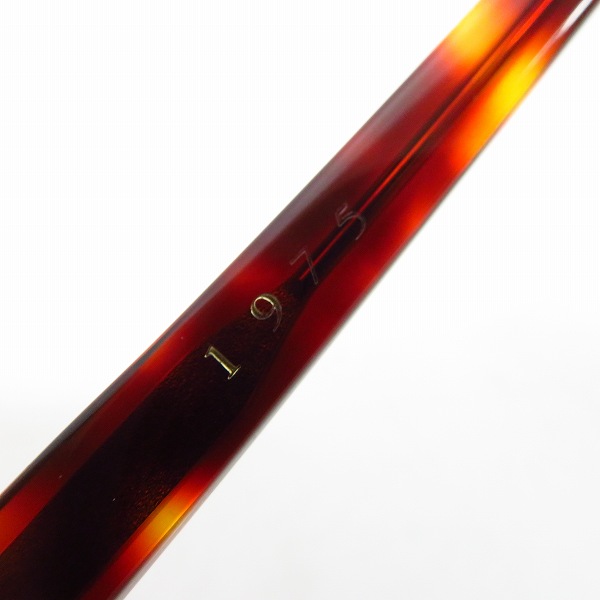 実際に弊社で買取させて頂いた白山眼鏡店/ハクサンガンキョウテン 1975 デミ柄 眼鏡/メガネフレームの画像 5枚目