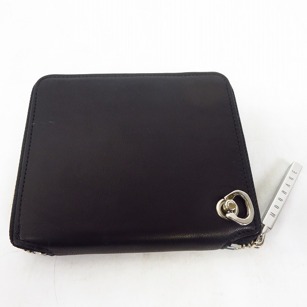 実際に弊社で買取させて頂いたMoonage Devilment/ムーンエイジデビルメント MaD ラウンドファスナー スモールウォレット ブラック/mac-0331の画像 1枚目
