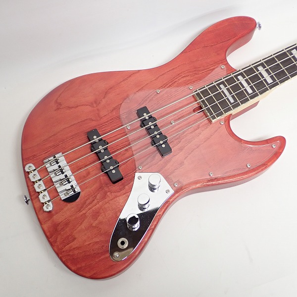 実際に弊社で買取させて頂いた★Bacchus/バッカス HANDMADE ジャズベースタイプ エレキベース made by Aska ギグケース付きの画像 5枚目