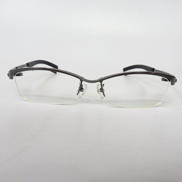 実際に弊社で買取させて頂いた999.9/フォーナインズ メタルブロウ ハーフリム メガネフレーム S-841Tの画像 1枚目