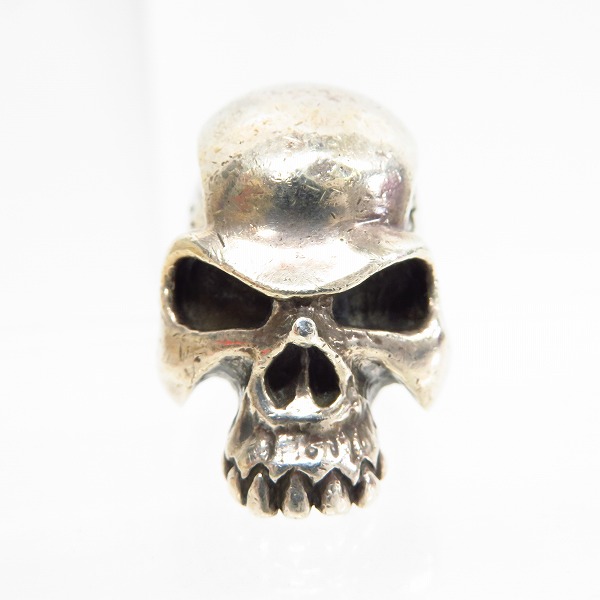 実際に弊社で買取させて頂いたHARAKIRI/ハラキリ スカルリング SV925/14号の画像 1枚目