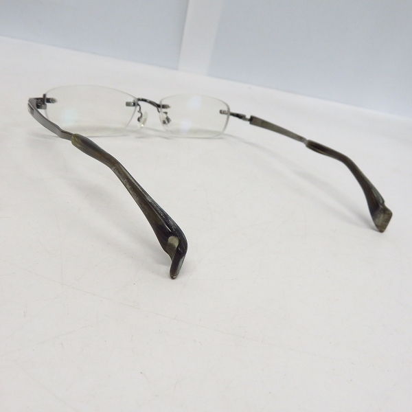 実際に弊社で買取させて頂いた999.9/フォーナインズ ツーポイント/メガネフレーム/眼鏡/アイウェア TW-30Tの画像 2枚目