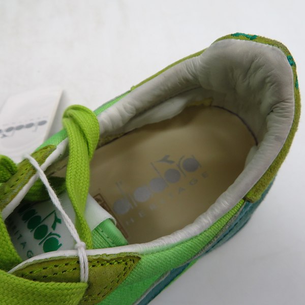 実際に弊社で買取させて頂いた【未使用】DIADORA HERITAGE/ディアドラヘリテージ EXODUS C SW/ローカット スニーカー 26.5 の画像 4枚目