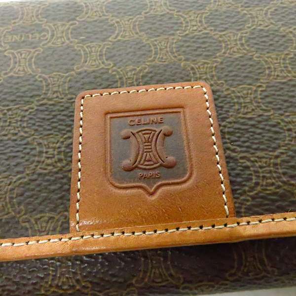 実際に弊社で買取させて頂いたCELINE/セリーヌ マカダム 二つ折り ロングウォレットの画像 6枚目