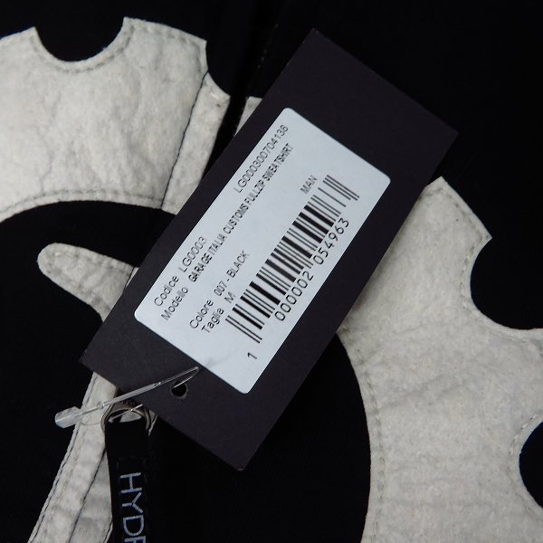 実際に弊社で買取させて頂いた【未使用】HYDROGEN/ハイドロゲン GARAGE ITALIA CUSTOMS スウェット トラックジャケット Mの画像 6枚目