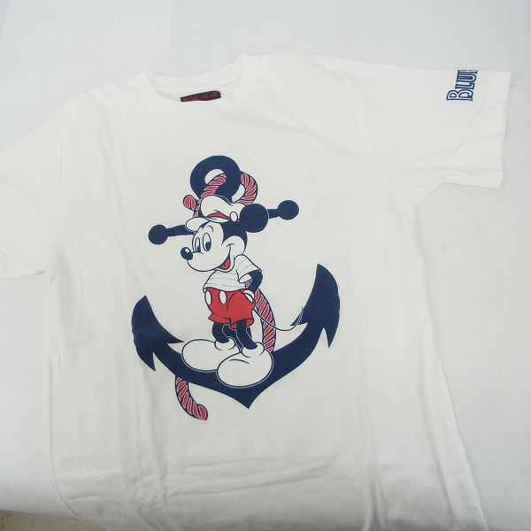 実際に弊社で買取させて頂いた【おまとめ10点↑】BLUE BLUE/ブルーブルー ディズニー/クイックシルバー他コラボ Tシャツ/カットソー等の画像 1枚目