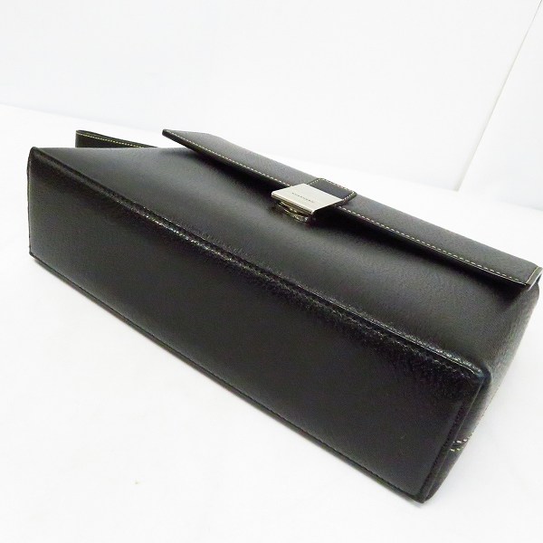 実際に弊社で買取させて頂いたBURBERRY/バーバリー レザー セカンドバッグ/ハンドバッグの画像 2枚目