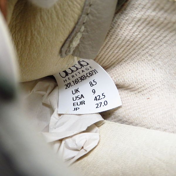 実際に弊社で買取させて頂いた【未使用】DIADORA/ディアドラ HERITAGE/ヘリテージ TRIDENT 90 NYL スニーカーC6731/27の画像 5枚目