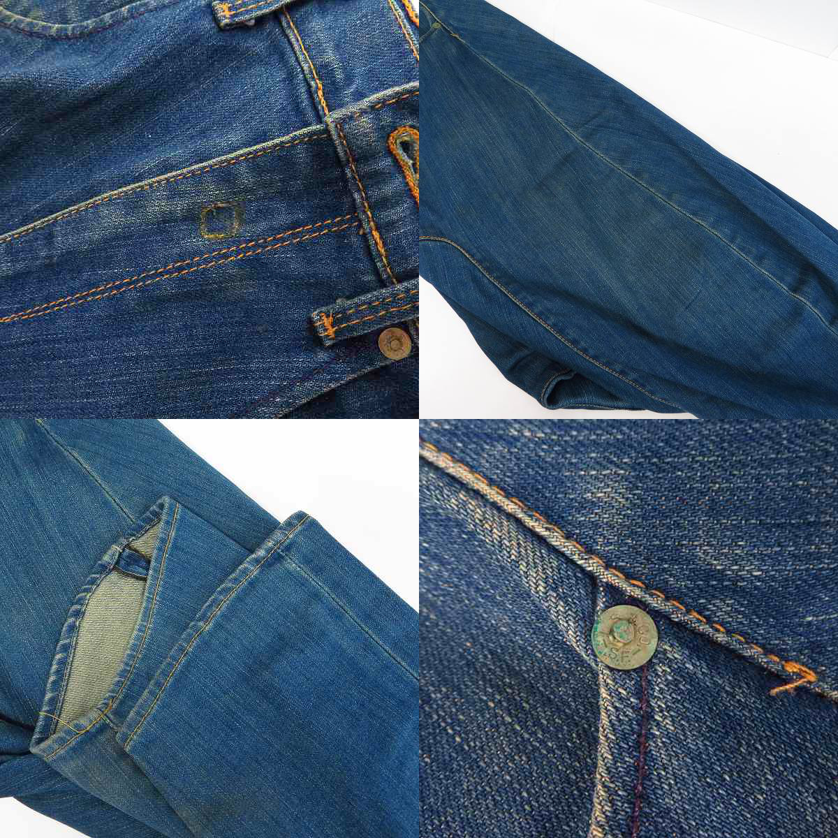 実際に弊社で買取させて頂いたLevi's RED/リーバイスレッド 立体裁断 デニムパンツ サルエル WPL-423/W30L32の画像 7枚目