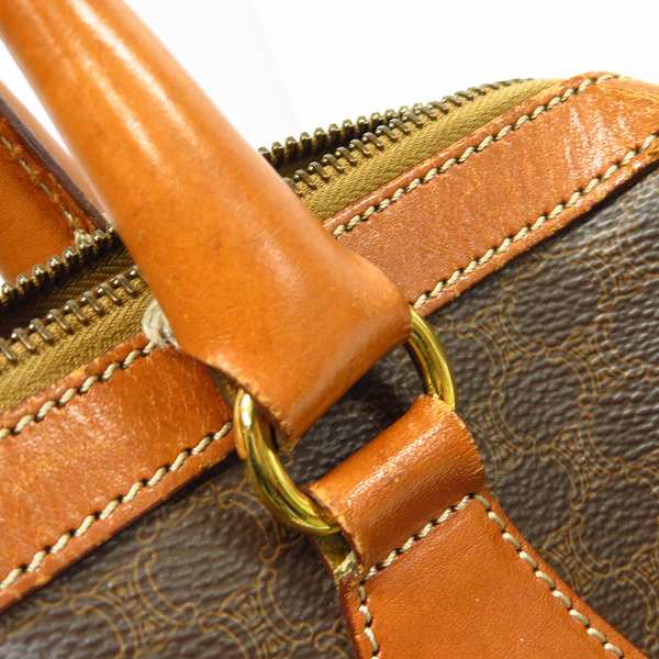 実際に弊社で買取させて頂いたCELINE/セリーヌ マカダム柄 レザーハンドバッグの画像 7枚目