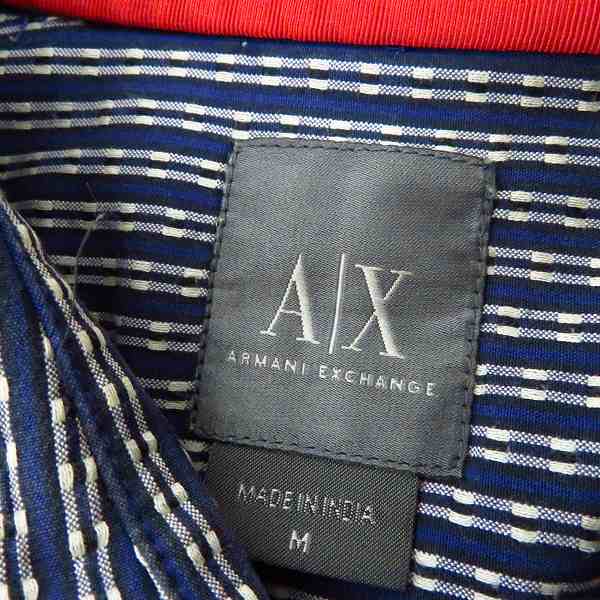 実際に弊社で買取させて頂いたARMANI EXCHANGE/アルマーニエクスチェンジ ストライプ ドレスシャツ Mの画像 2枚目