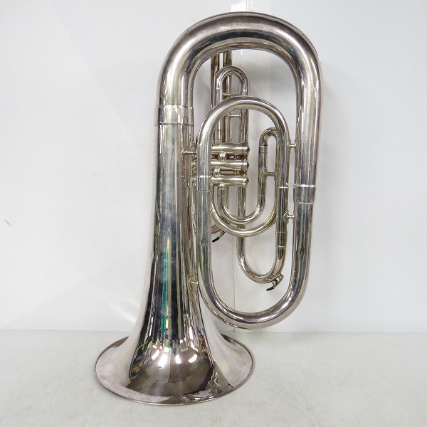 実際に弊社で買取させて頂いた★【ジャンク】kanstul/カンスタル custom class マーチング ユーフォニアム シルバー の画像 3枚目