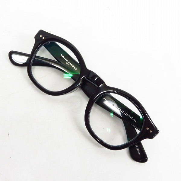実際に弊社で買取させて頂いたKANEKO OPTICAL/金子眼鏡×UNITED ARROWS/ユナイテッドアローズ メガネフレームの画像 0枚目