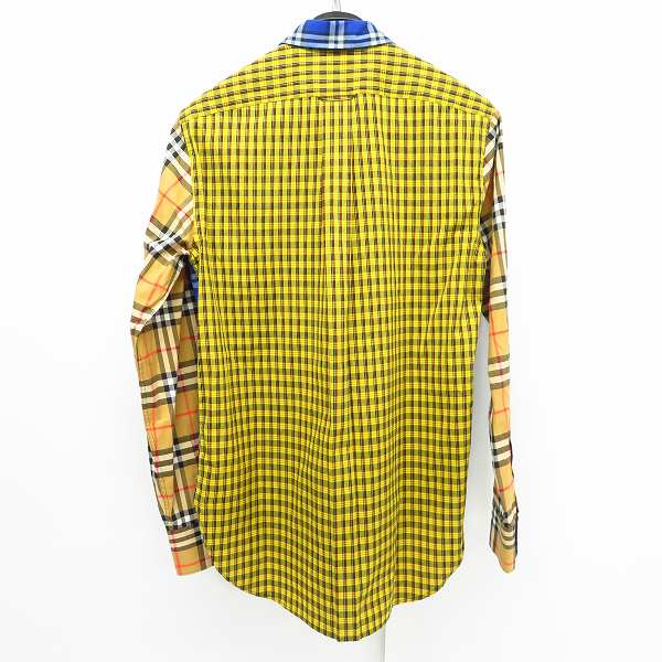 実際に弊社で買取させて頂いたBURBERRY/バーバリー チェック柄 マルチカラー 長袖シャツ/Sの画像 1枚目