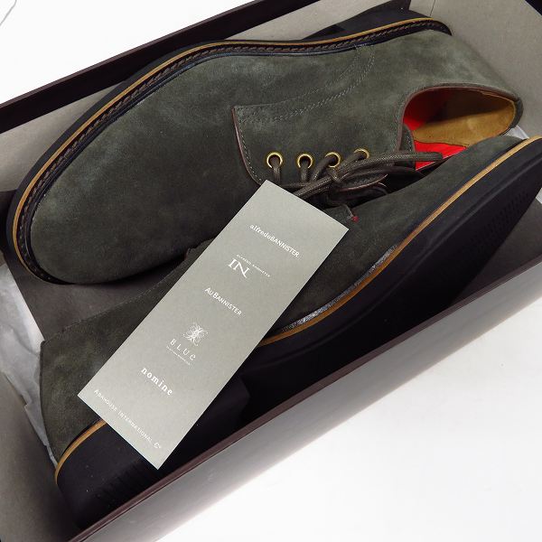 実際に弊社で買取させて頂いたUNLINE by alfredoBANNISTER/アンライン バイ アルフレッドバニスター スエード シューズ/42の画像 6枚目