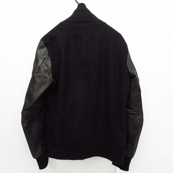 実際に弊社で買取させて頂いたDIET BUTCHER SLIM SKIN/ダイエットブッチャースリムスキン 袖レザースタジャン/1の画像 1枚目