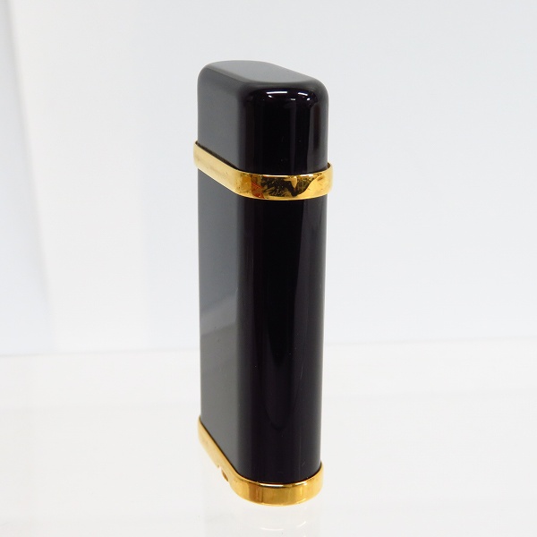 実際に弊社で買取させて頂いたCartier/カルティエ ガスライター ブラック×ゴールドの画像 3枚目