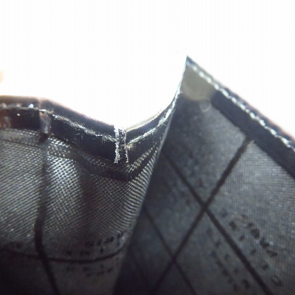 実際に弊社で買取させて頂いたCELINE/セリーヌ ヴィンテージ/ビンテージ ガンチーニ Wフラップ ハンドバッグの画像 8枚目