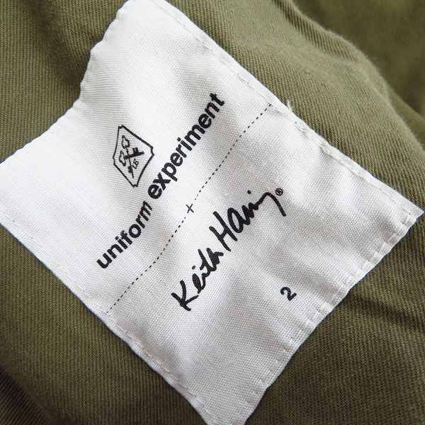 実際に弊社で買取させて頂いたuniform experiment/ユニフォームエクスペリメント KEITH HARING M-65 フィールドジャケット/2の画像 2枚目