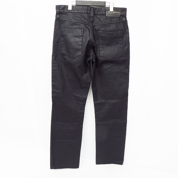 実際に弊社で買取させて頂いたEMPORIO ARMANI/エンポリオアルマーニ Jude:Sexy Fit コーティングパンツ Size：32の画像 1枚目