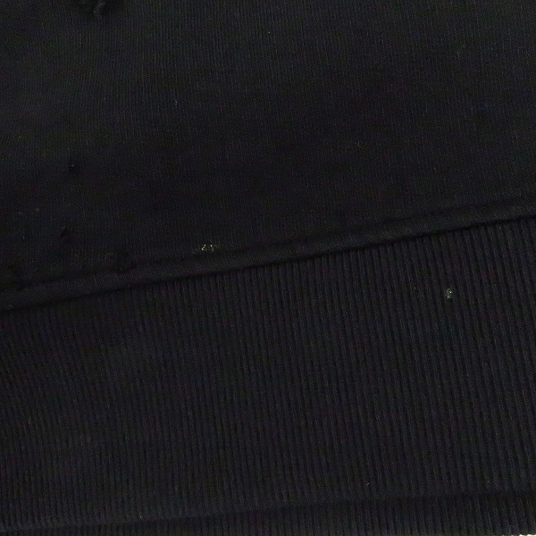 実際に弊社で買取させて頂いたGIVENCHY/ジバンシー デストロイ/クラッシュ加工 ロゴ プルオーバー パーカー/フーディー/XSの画像 6枚目