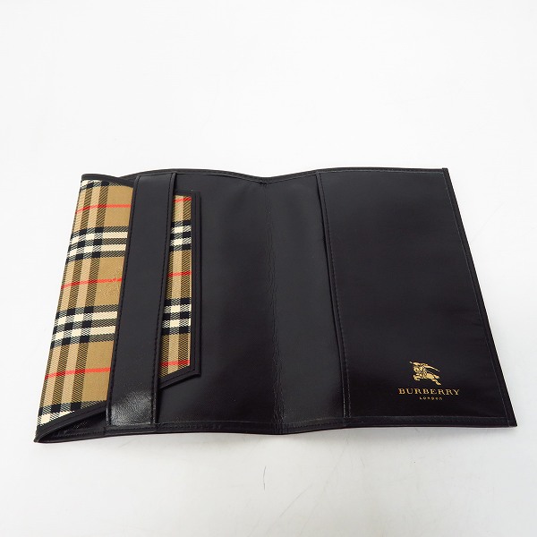実際に弊社で買取させて頂いたBURBERRY/バーバリー ノバチェック柄 ブックカバーの画像 2枚目