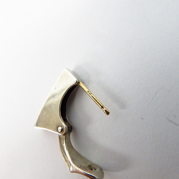 実際に弊社で買取させて頂いたDr MONROE/ドクターモンロー フープピアス/スクエアストーンピアス 2点セットの画像 8枚目