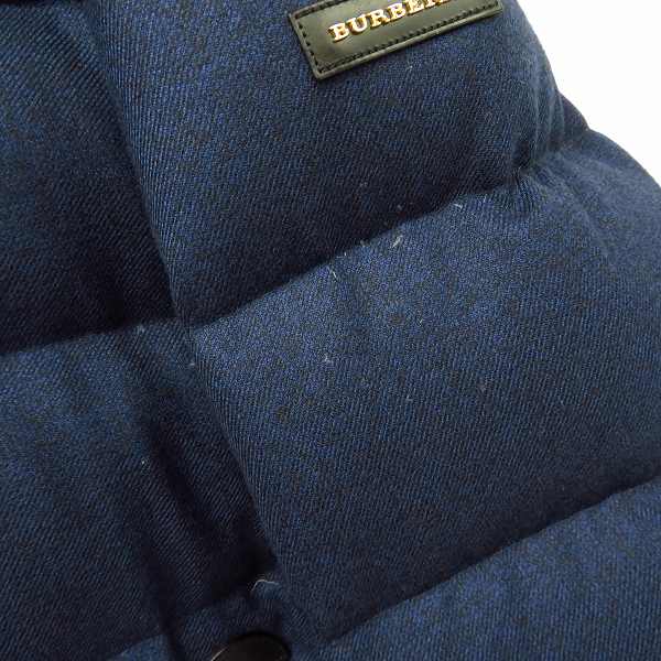 実際に弊社で買取させて頂いたBURBERRY BRIT/バーバリーブリット 羊毛 ダウン ジャケット/Mの画像 7枚目
