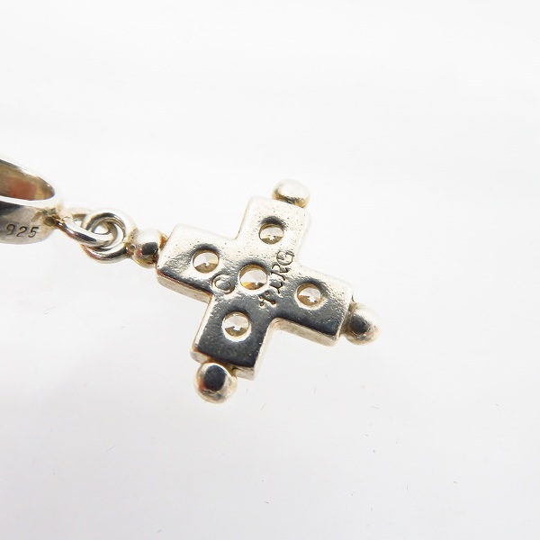 実際に弊社で買取させて頂いた【ギャラ付】LoreeRodkin/ローリーロドキン スモールビーズ ラウンドストーン クロス ペンダント/トップ P203-886の画像 5枚目