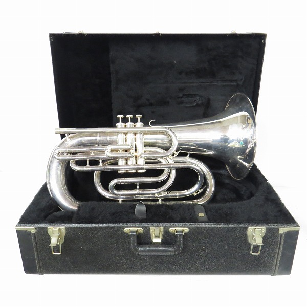 実際に弊社で買取させて頂いた★【ジャンク】kanstul/カンスタル custom class マーチング ユーフォニアム シルバー 