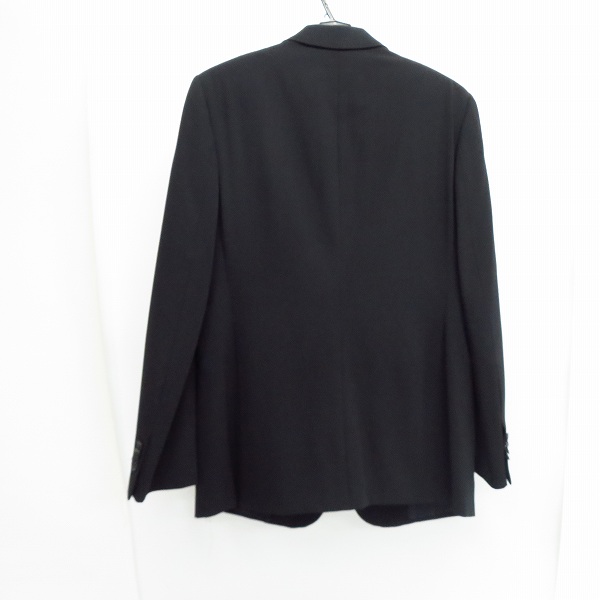 実際に弊社で買取させて頂いたGIORGIO ARMANI/ジョルジオアルマーニ 3ボタン テーラードジャケット　ブラック/ Size：50の画像 1枚目