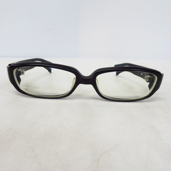 実際に弊社で買取させて頂いた999.9/フォーナインズ スクエア型 度入り 眼鏡/メガネフレーム NP-81の画像 1枚目
