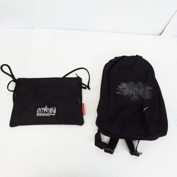 実際に弊社で買取させて頂いたNIKE/ナイキ Manhattan Portage/マンハッタンポーテージ ミニリュック/サコッシュバッグ 2点セット