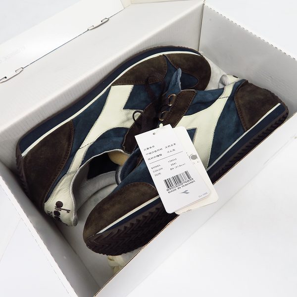実際に弊社で買取させて頂いた【未使用】DIADORA/ディアドラ HERITAGE/ヘリテージ EQUIPE S. SW スニーカー C2841/27の画像 7枚目
