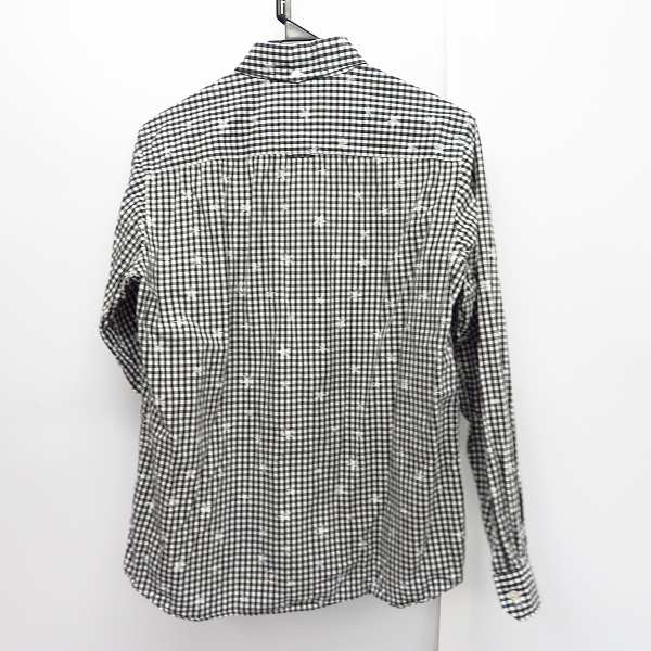 実際に弊社で買取させて頂いたuniform experiment/ユニフォームエクスペリメント スター/チェック柄 ボタンダウン 長袖 シャツ/2の画像 1枚目
