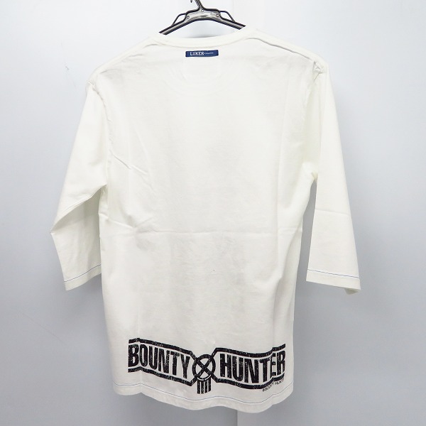 実際に弊社で買取させて頂いたLUKER BY NEIGHBORHOOD/ネイバーフッド×バウンティーハンター スカル プリント Tシャツ/Mの画像 1枚目