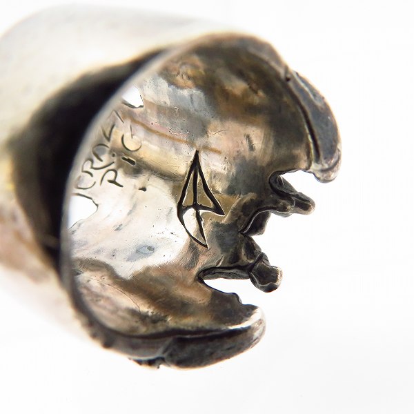 実際に弊社で買取させて頂いたCRAZY PIG DESIGNS/クレイジーピッグ チーキーゴメス マスコットリング/18.5-19号の画像 3枚目