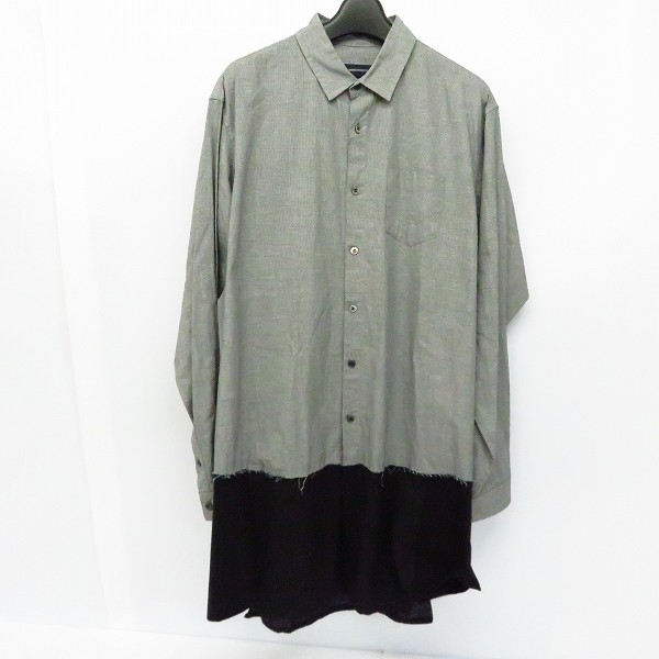 JOHN UNDERCOVER/ジョンアンダーカバー 19ss 配色切替 ロングチェック 